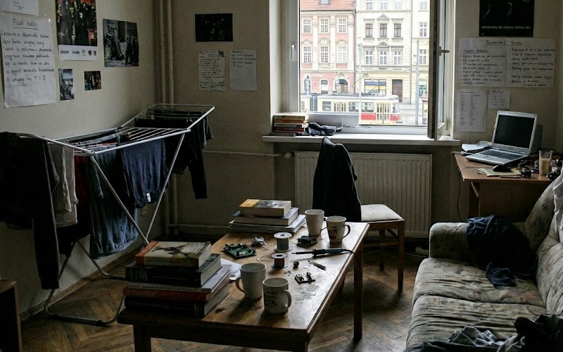 The student apartment in Wrocław where Nowak‑3 was originally built, 2018